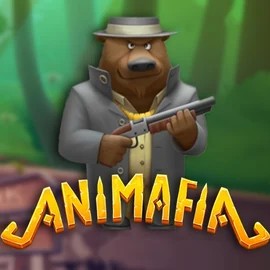 Animafia slot logo by Peter & Sons at Betspino Casino