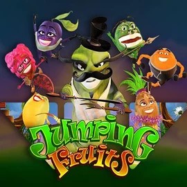 Jumping Fruits logo by Wazdan Betspino Casino