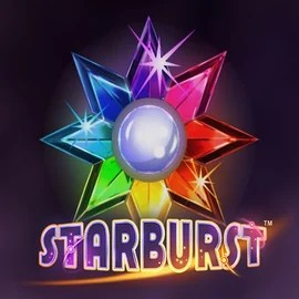 Starburst logo by NetEnt at Betspino Casino