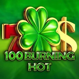 100 Burning Hot slot logo by Amusnet Interactive at Betspino Casino