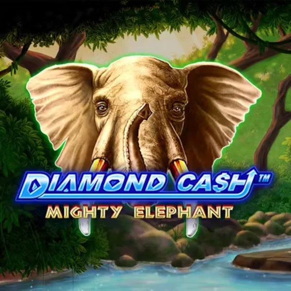 Official Slots logo: Diamond Cash Mighty Elephant by Greentube at Betspino Casino