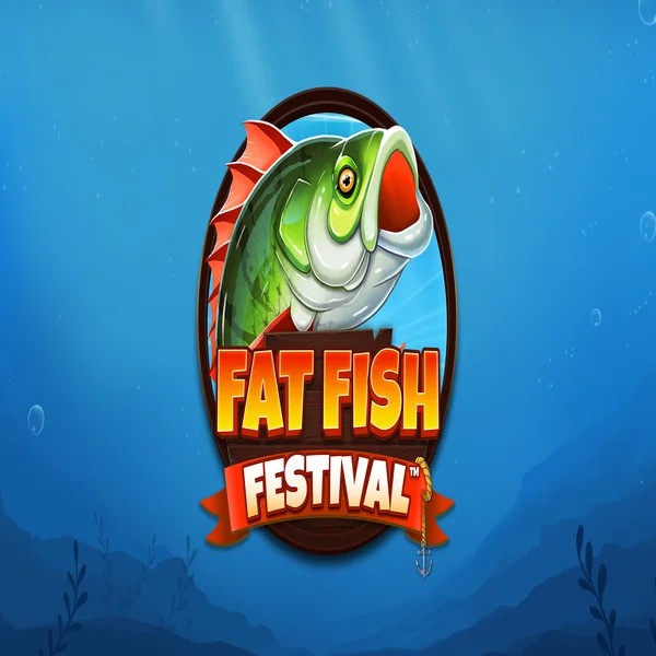 Fat Fish Festival slot logo by Wishbone Games at Betspino Casino
